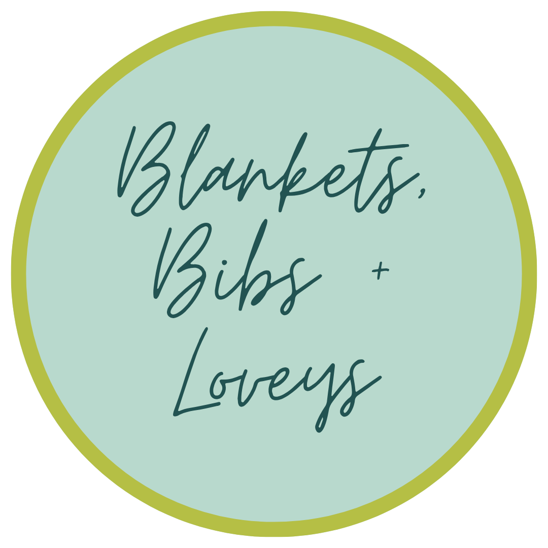 BABY BLANKETS, BIBS + LOVEYS