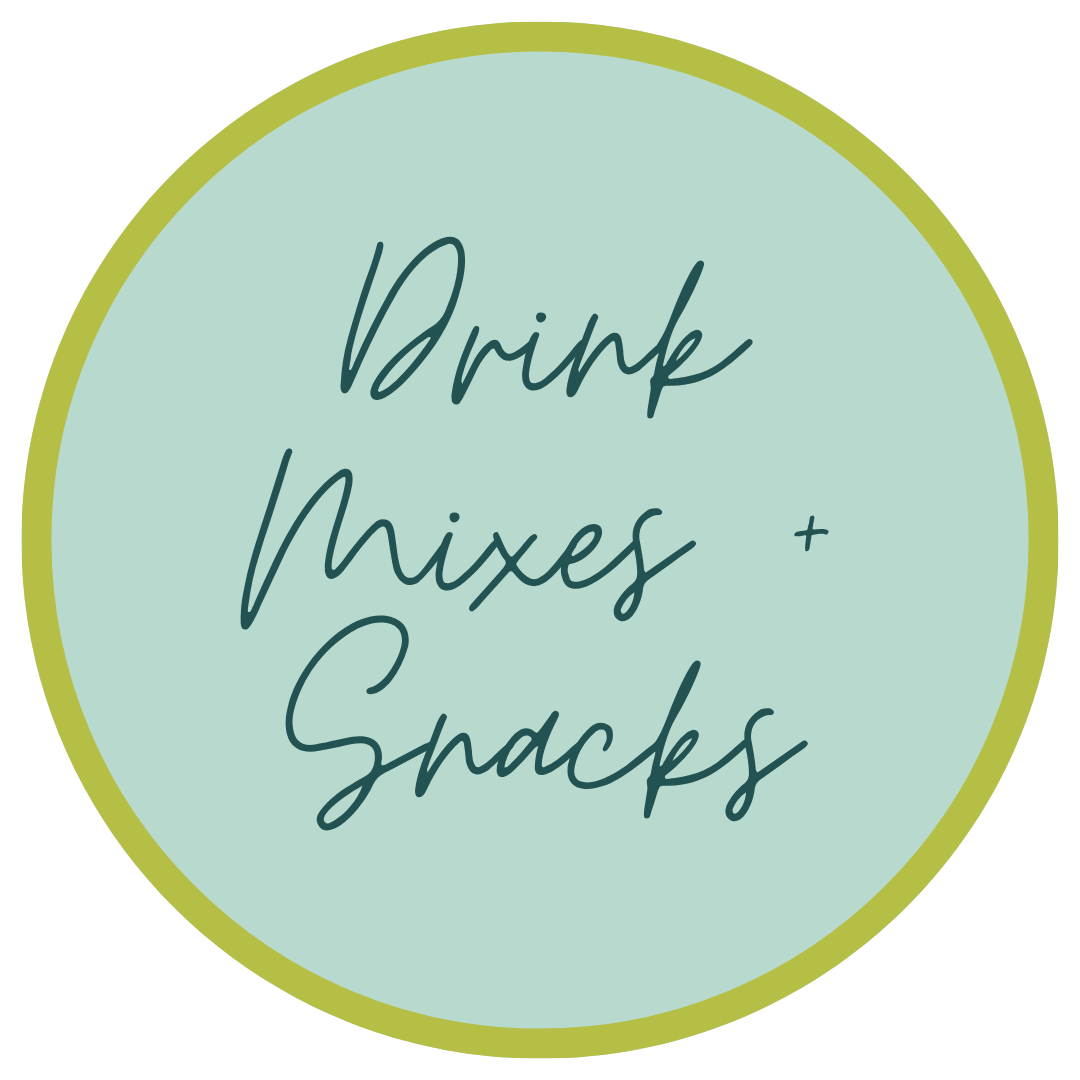 DRINK MIXES + SNACKS