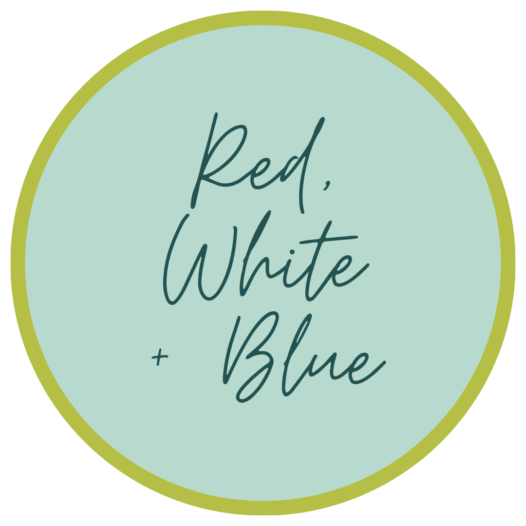 RED, WHITE + BLUE