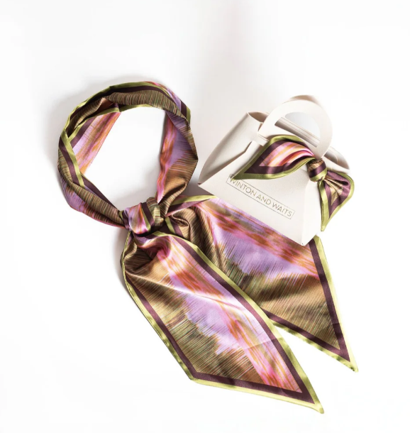 Wild Orchid Twilly Scarf