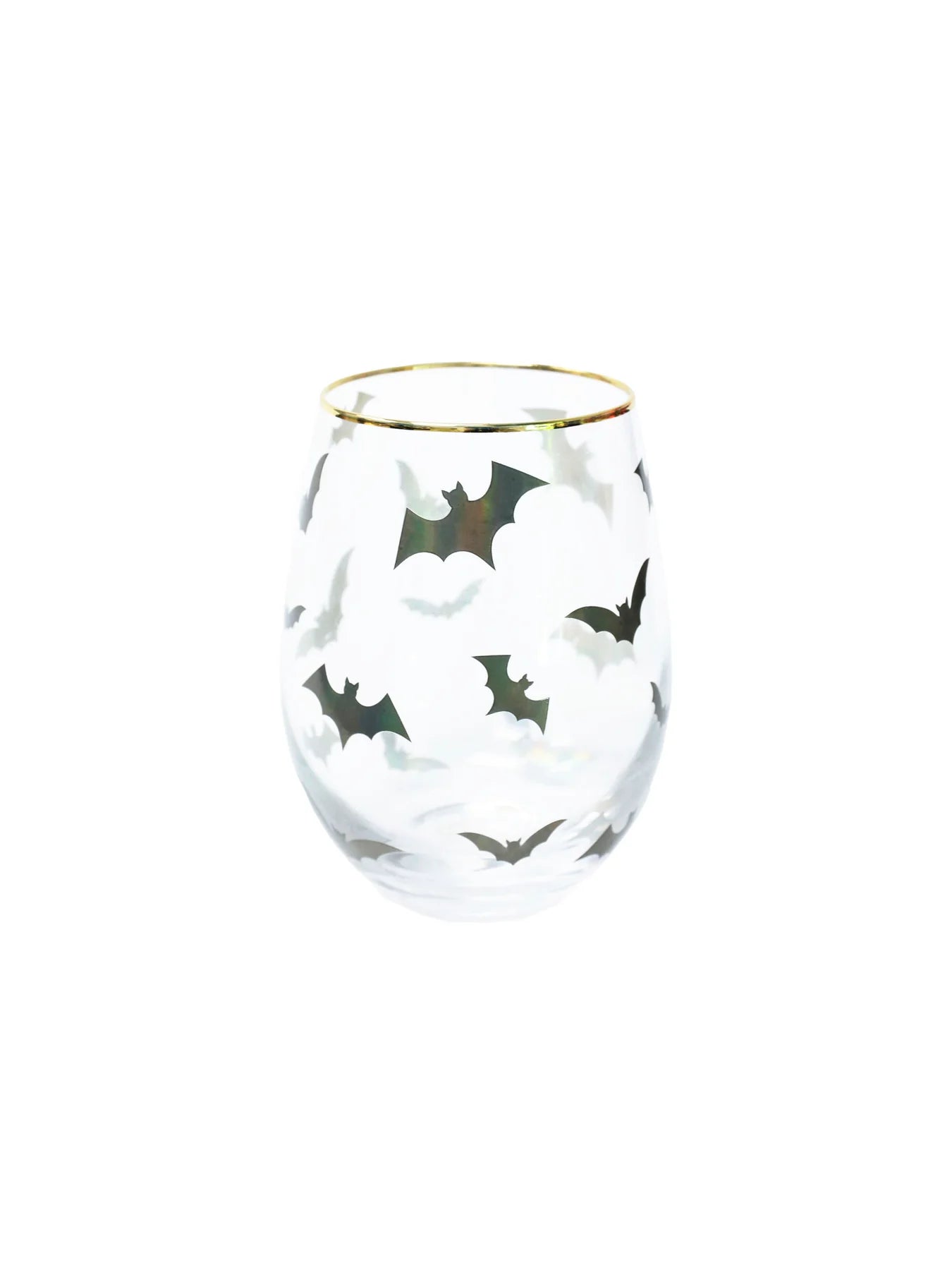 Bats Stemless Wine Glass