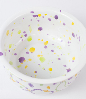 Mardi Bead Double Handle Bowl