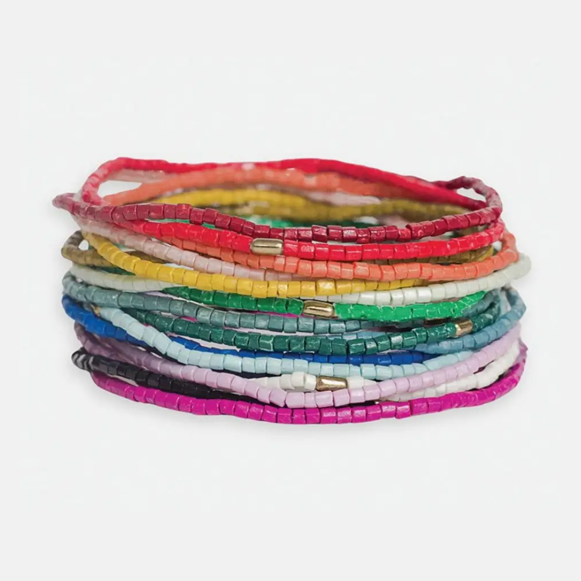 Chelsea Luxe Beaded Stretch Bracelet Set Multicolor