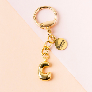 Bubble Letter Keychain
