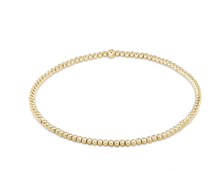 Classic Gold Bead Bracelet