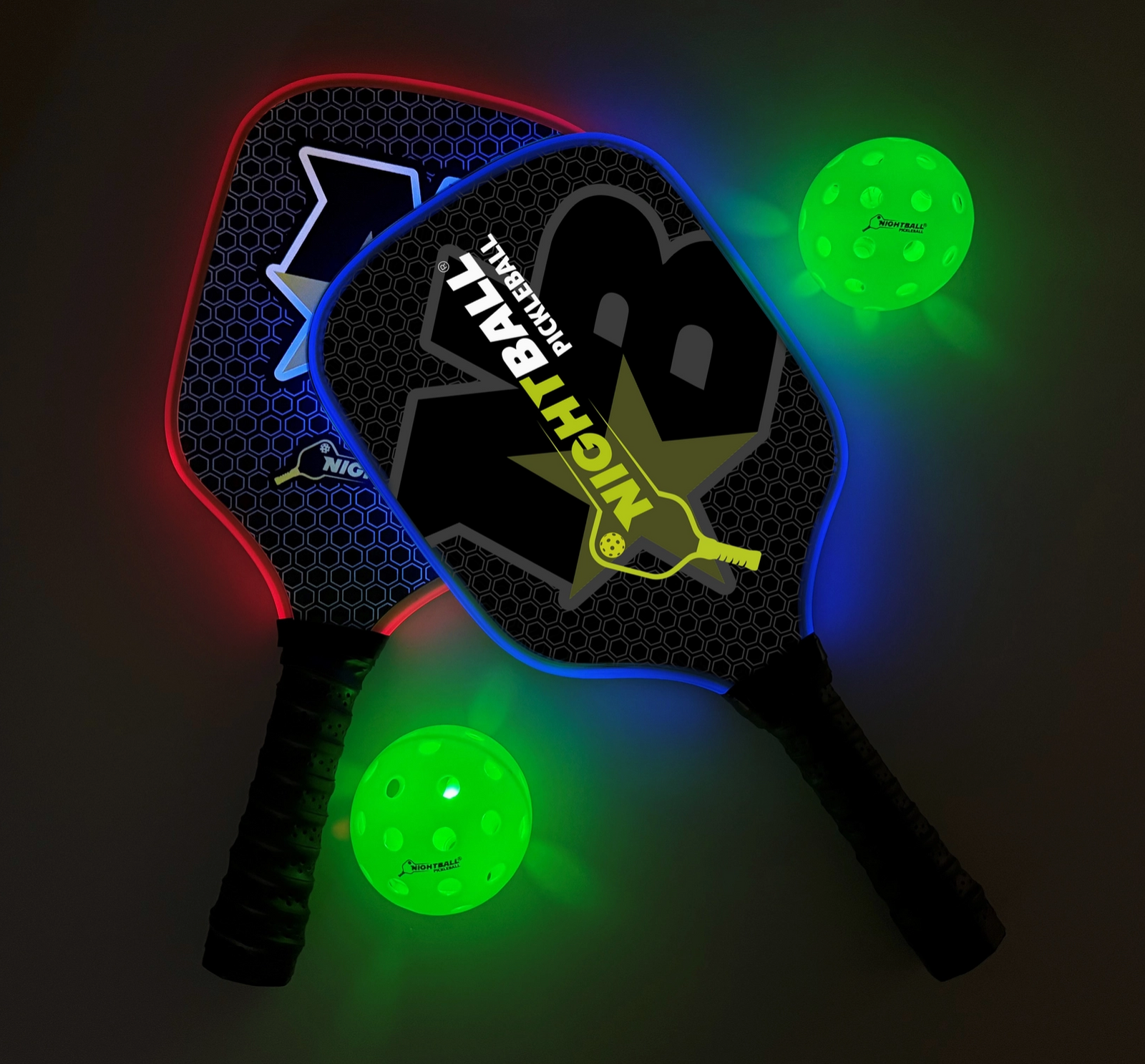 Light-Up Led Pickleball Set