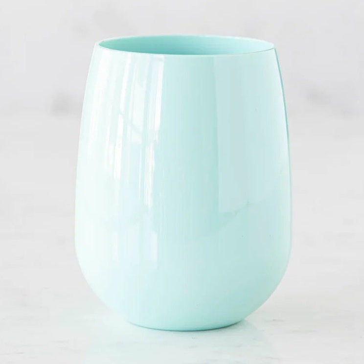 Acrylic Stemless Wine - Seafoam