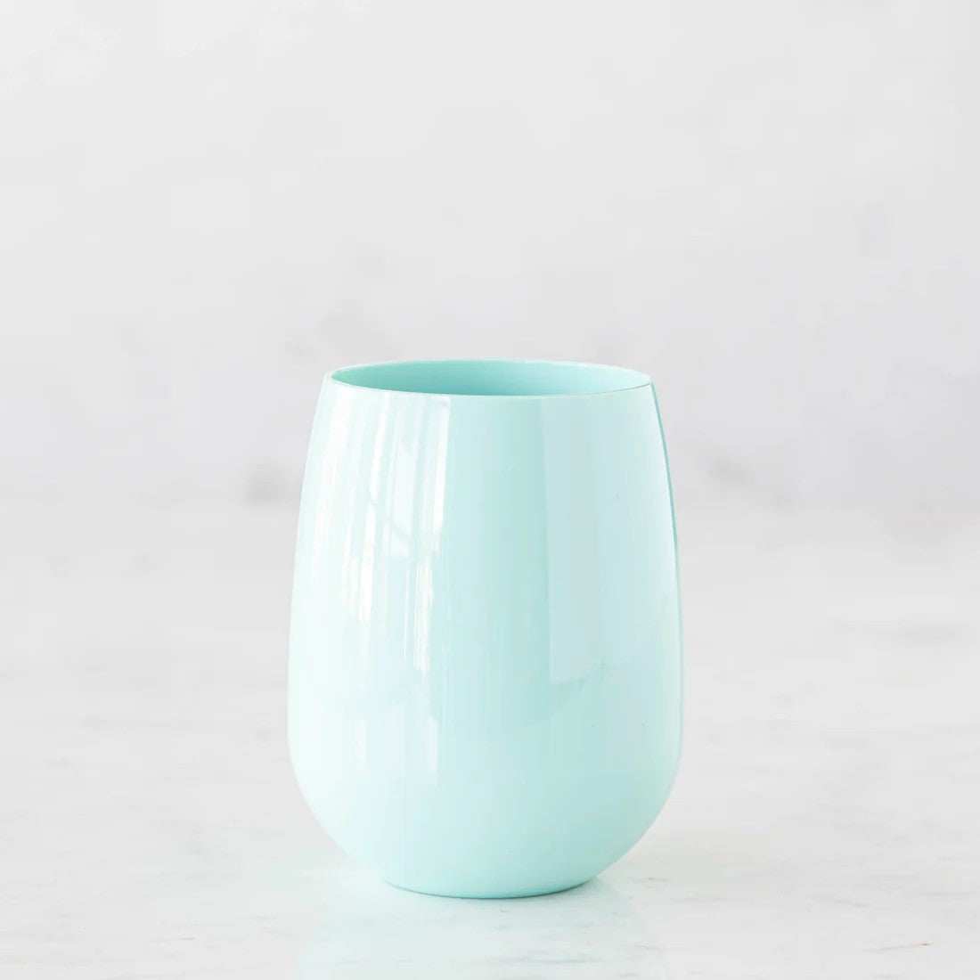 Acrylic Stemless Wine - Seafoam