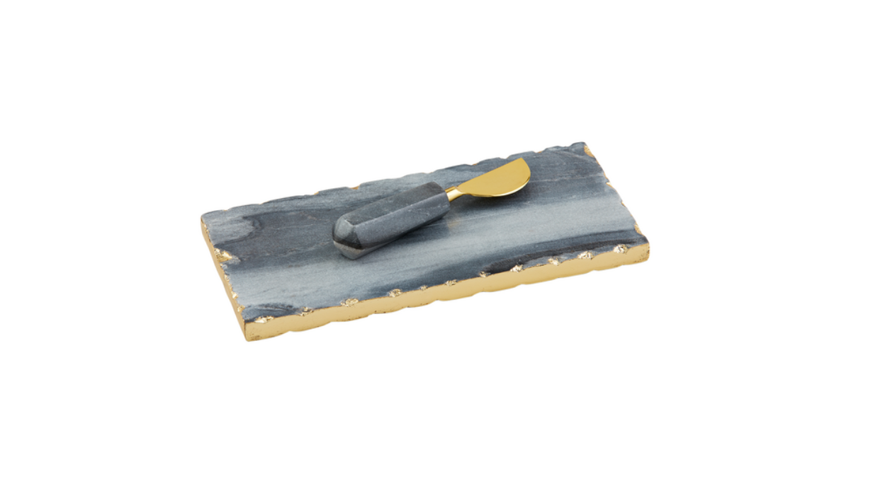 Gold Edge Marble Set