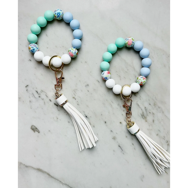 Wristband Keychain - Garden Party