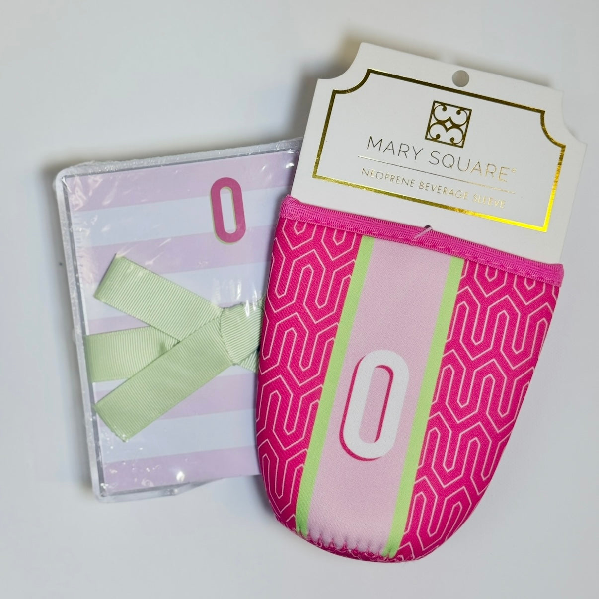 Initial Koozie & Acrylic Notepad Pack (FINAL SALE)