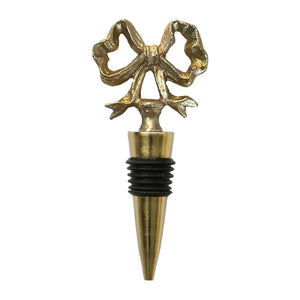 Gold Bow Wine Stopper