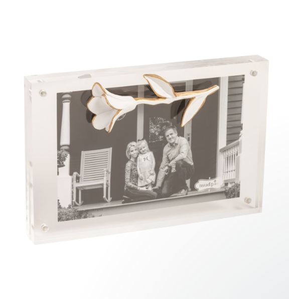 Flower With Stem Acrylic Frame