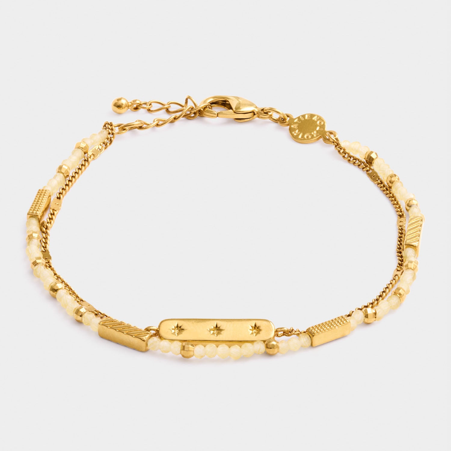 Birthstone Bracelet - November - Yellow Quartz