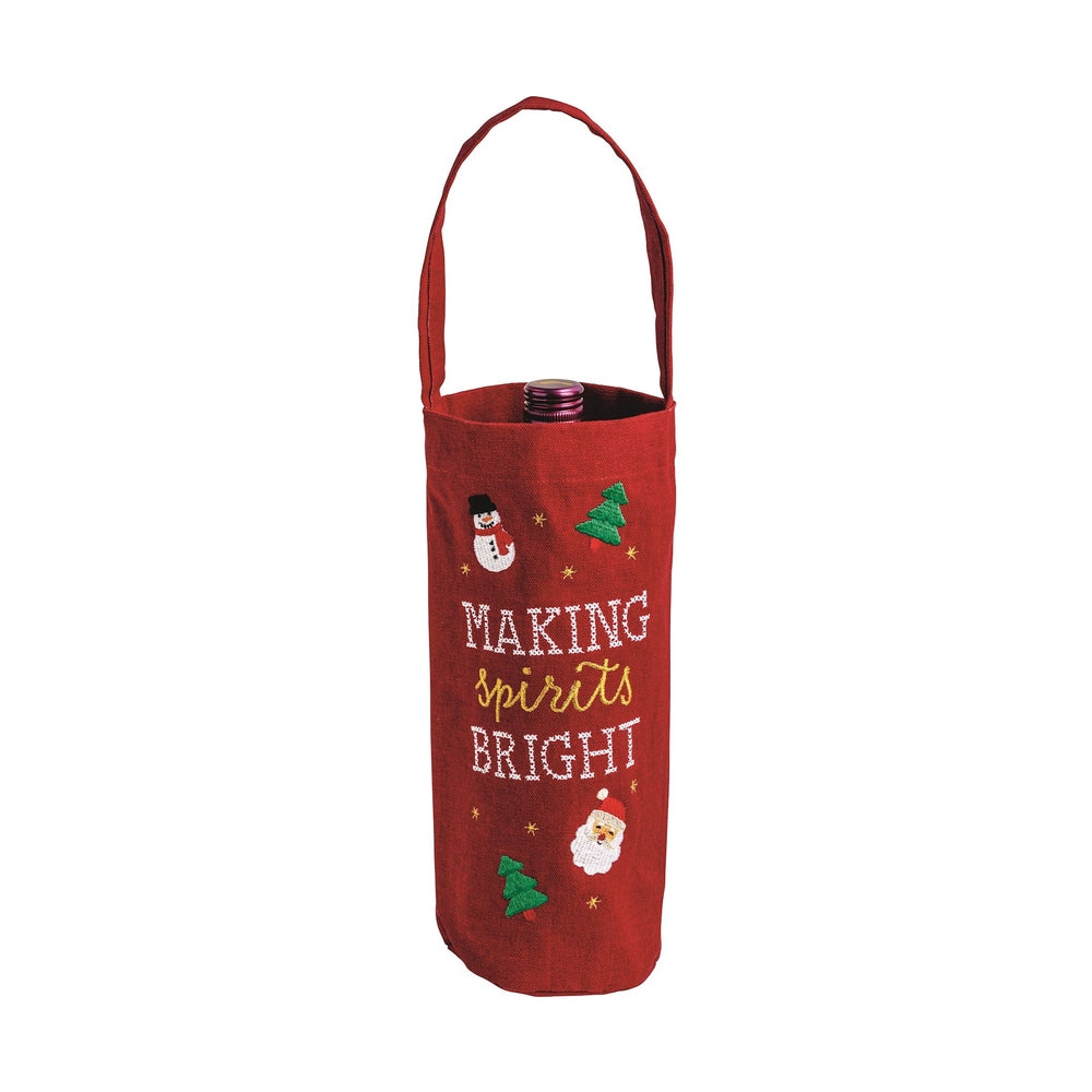 Making Spirits Bright Wine Bag