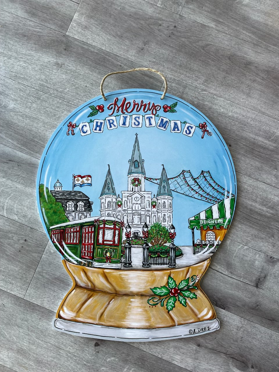 Snowglobe Door Hanger