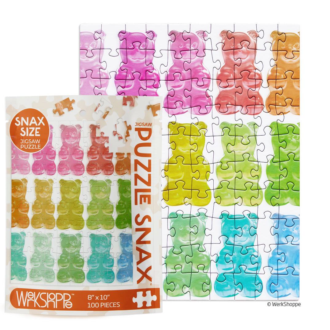 Puzzle Snax 100pc- Gummy Bears