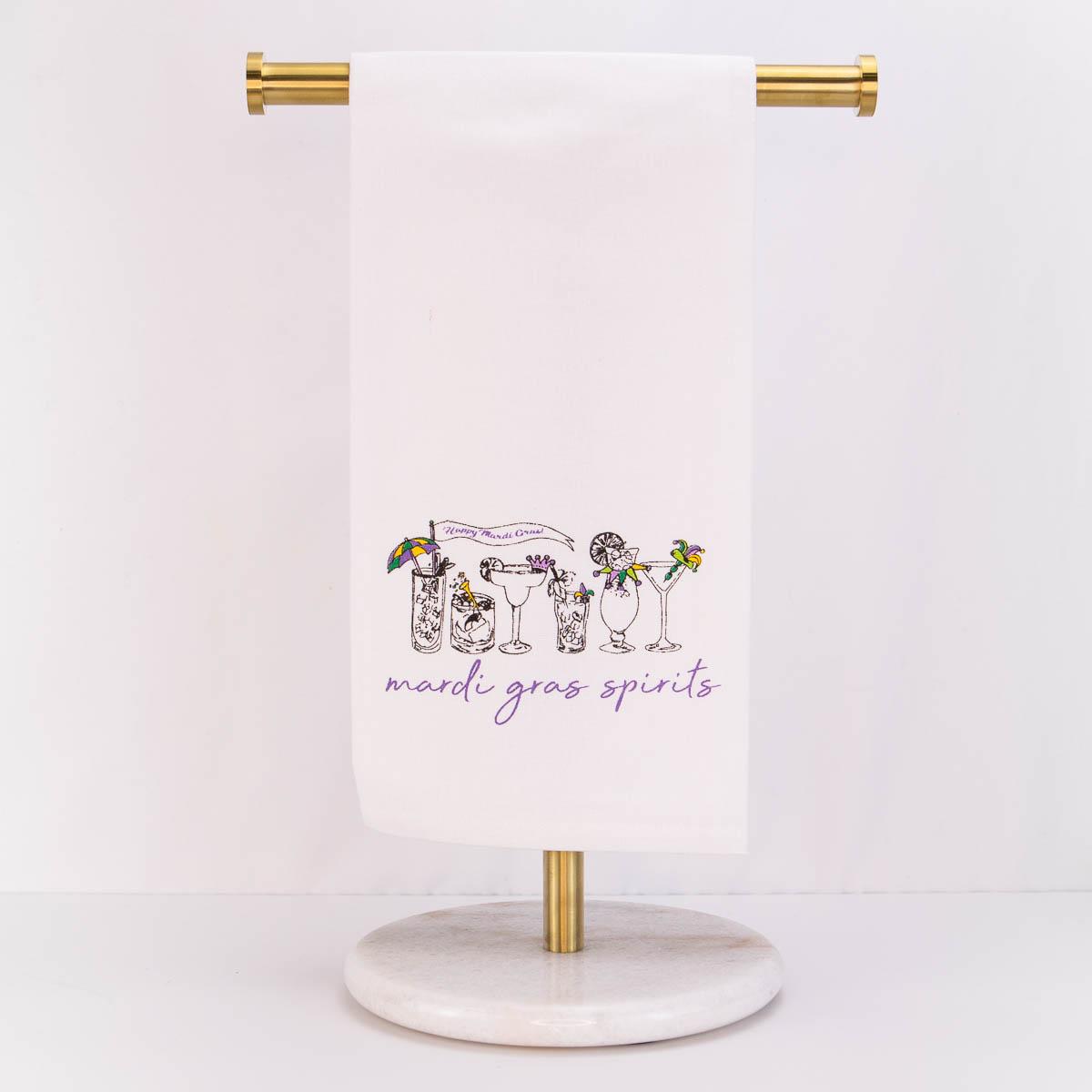 Mardi Gras Spirits Hand Towel