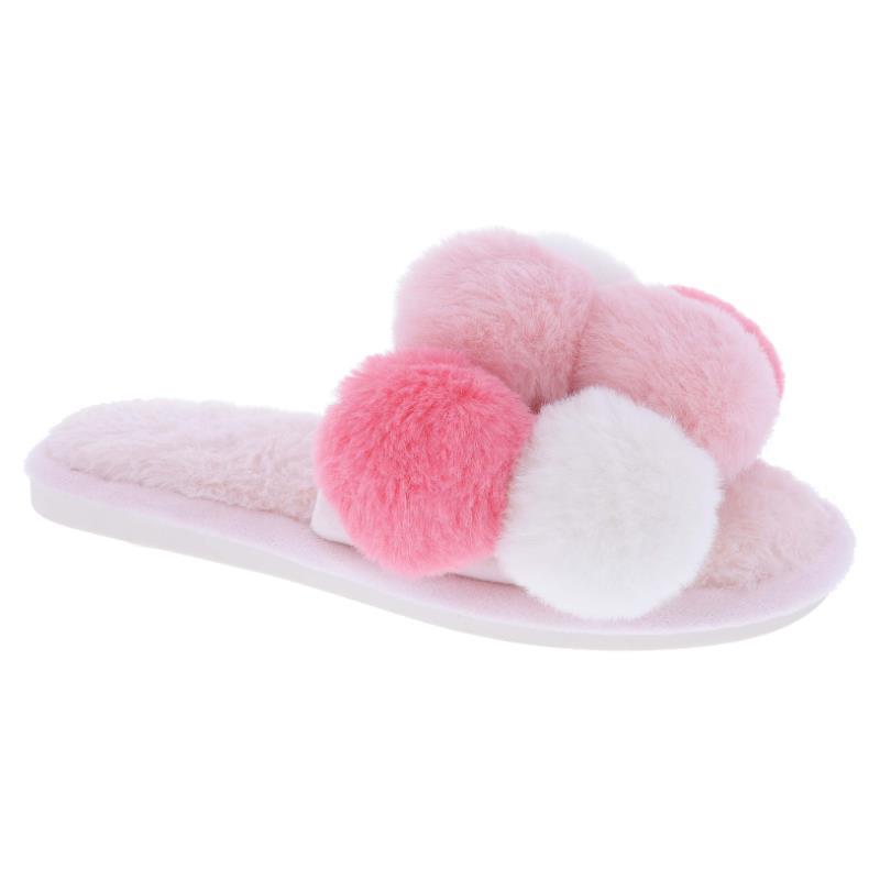 Pink Pom Slipper