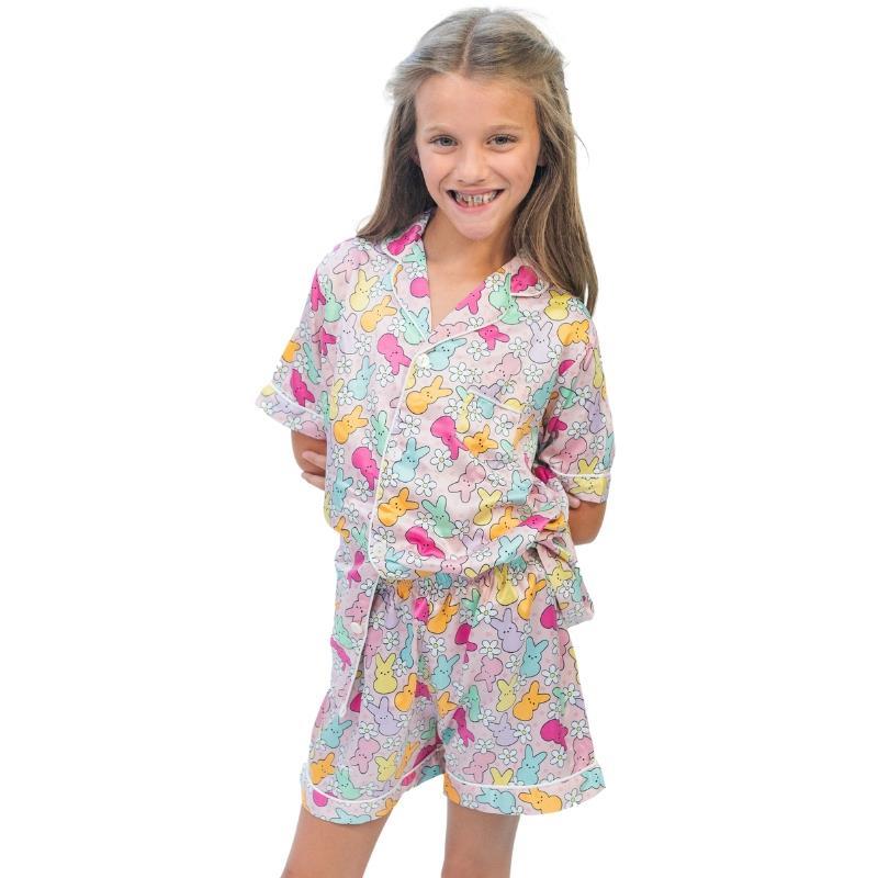Kids Peep Satin PJ (FINAL SALE)