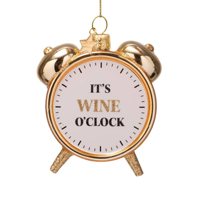 Wine O'Clock Ornament
