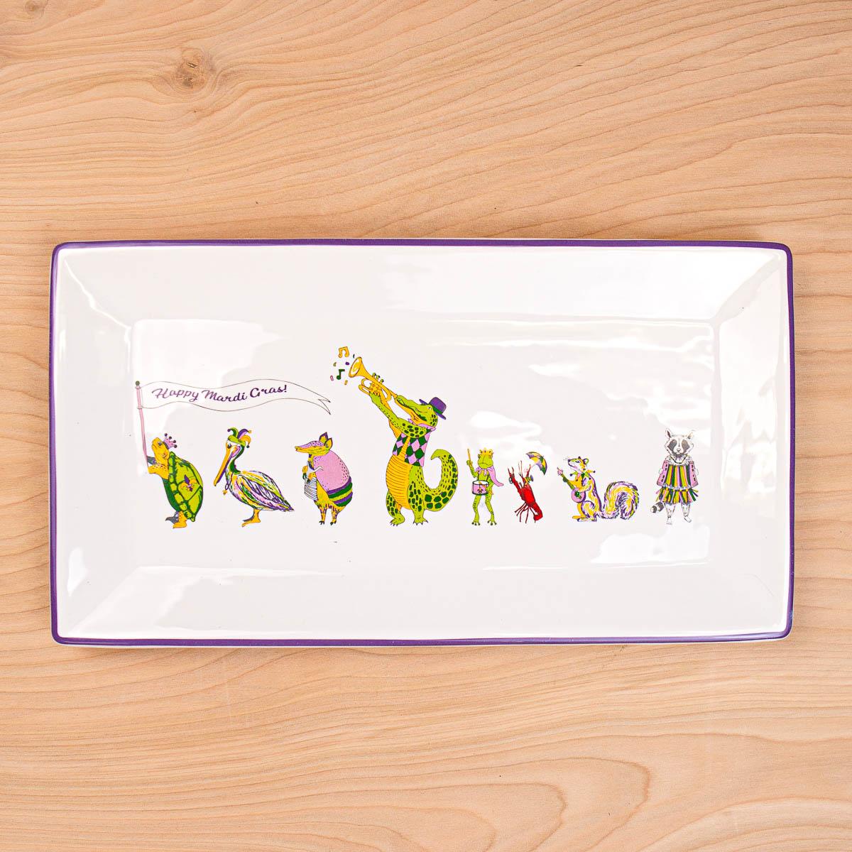 Mardi Gras Band Parade Tray