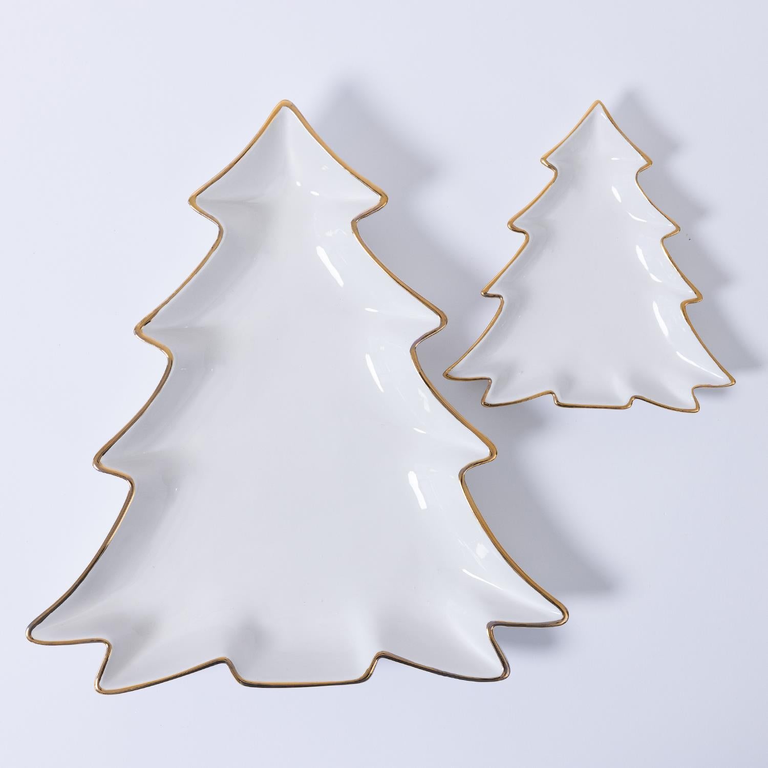 White Tree Platter Set