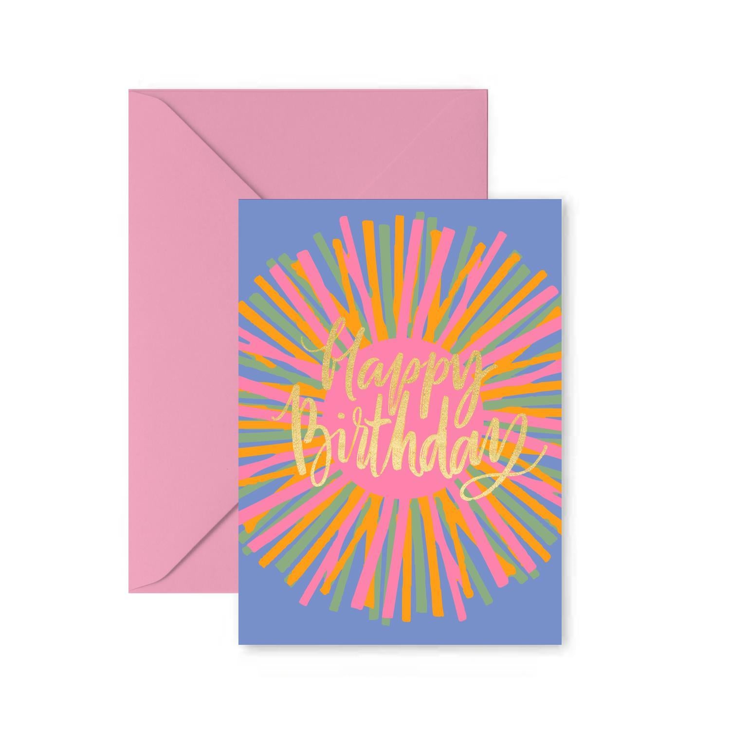 Happy Birthday Sun Card