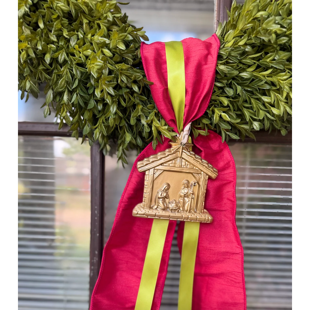 Wreath Ornament - Nativity