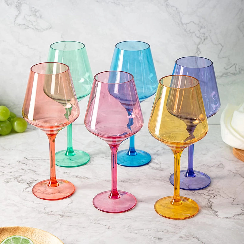 Acrylic Wine Glass Set