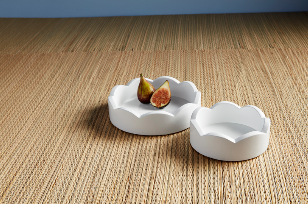 Mini Scalloped Tray Set