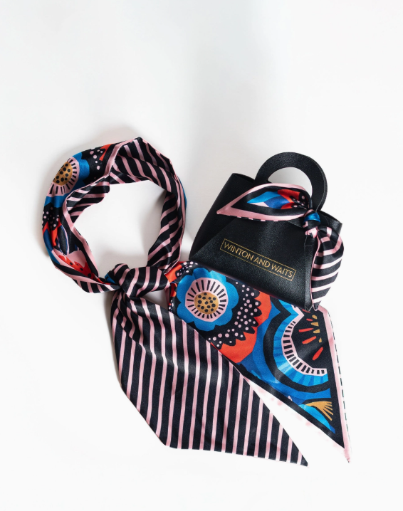 Pop Floral Twilly Scarf