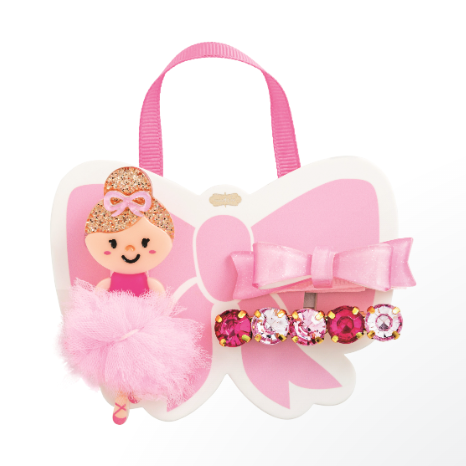 Blonde Ballerina Hair Clip Set