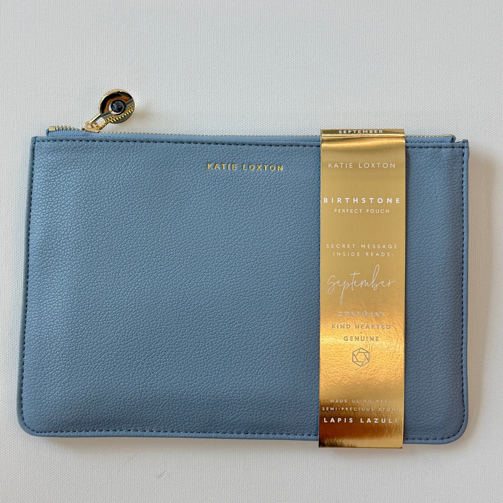 Birthstone Pouch - September - Dark Blue
