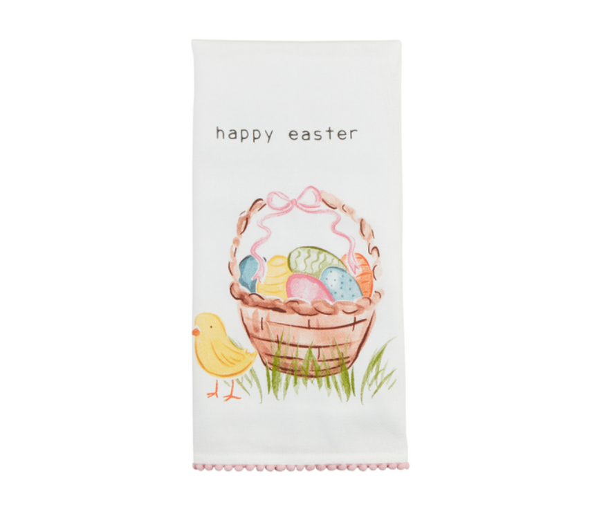 Happy Easter Chick Tea Towel