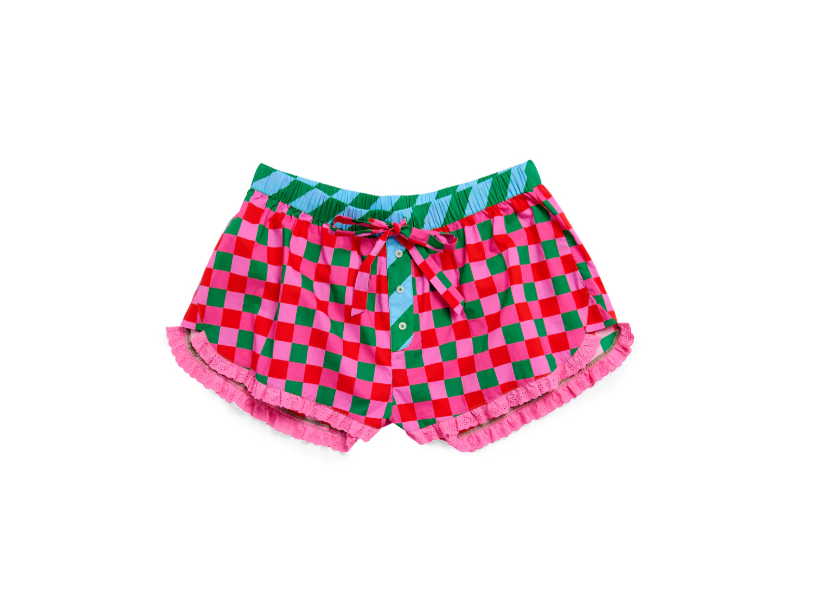 Checkered Boxer Shorts