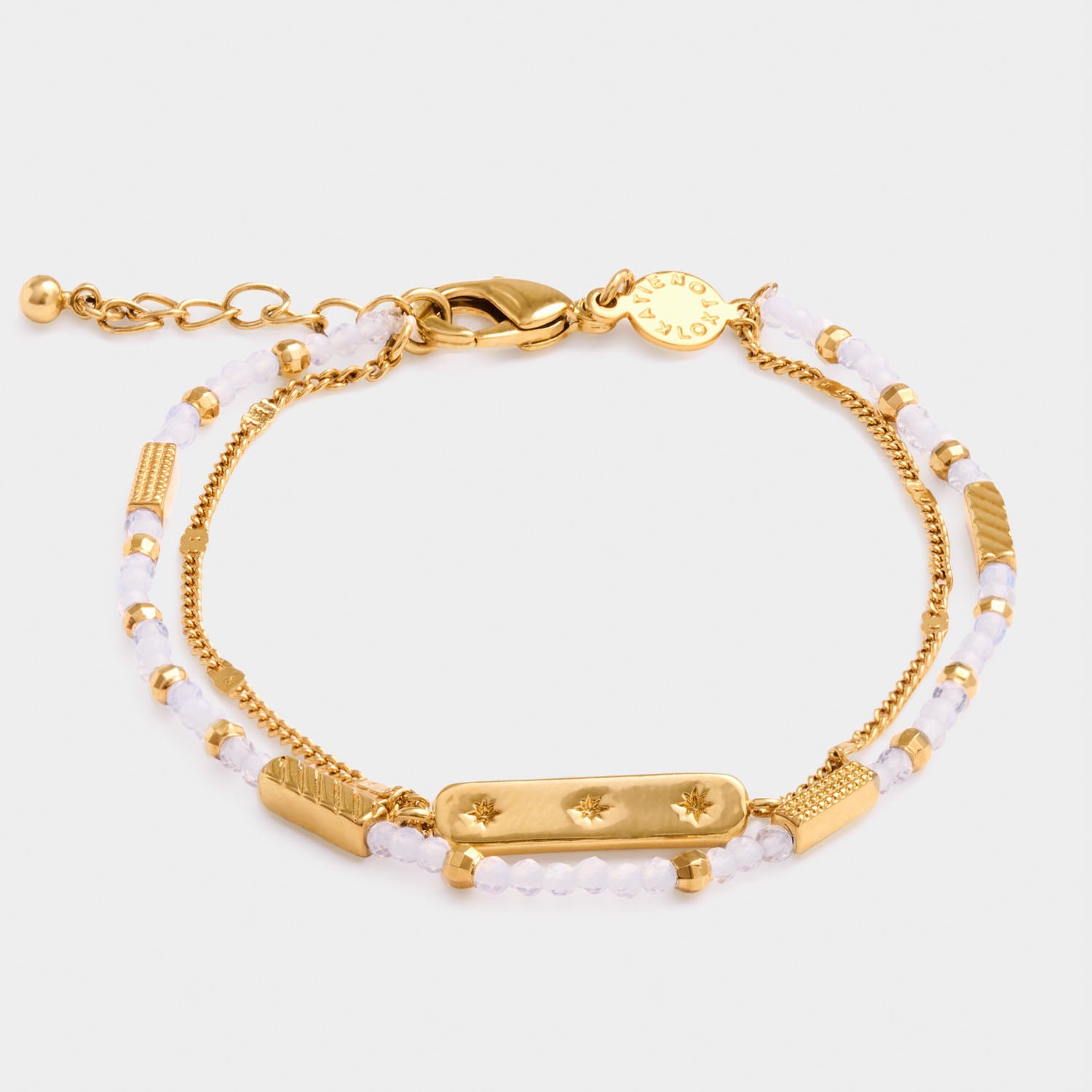 Birthstone Bracelet - June - Moonstone