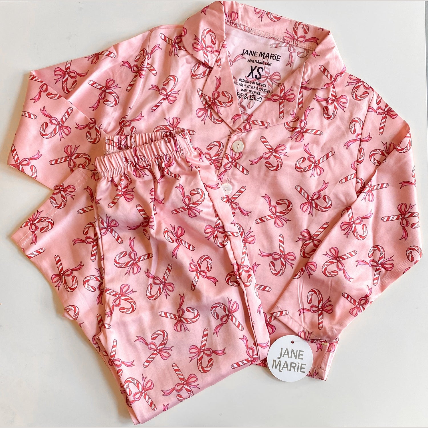 Kids Christmas Candy Pj Set (FINAL SALE)