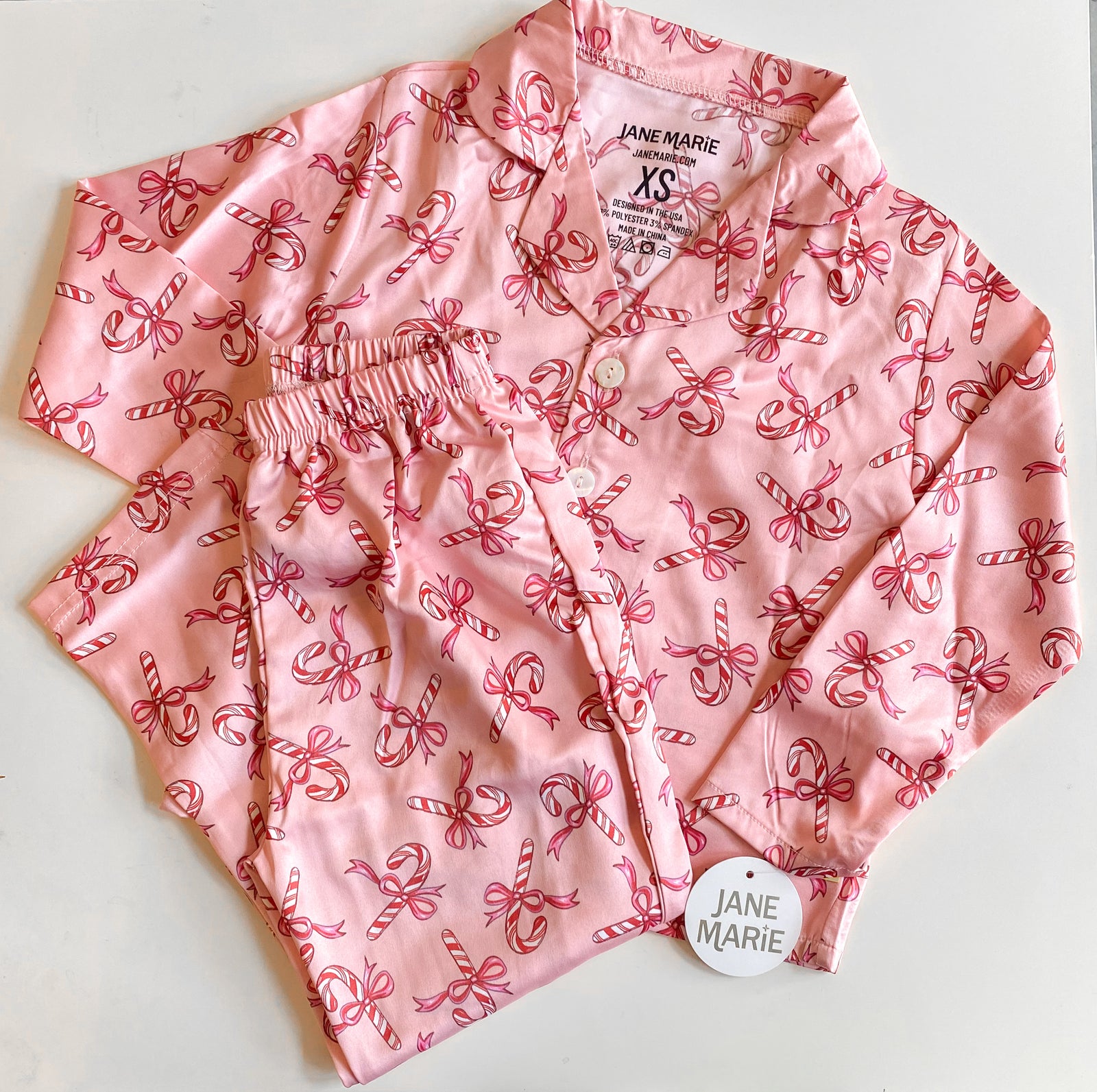 Kids Christmas Candy Pj Set