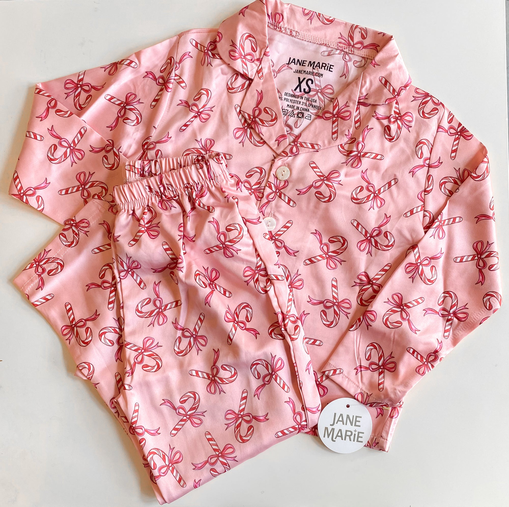 Kids Christmas Candy Pj Set