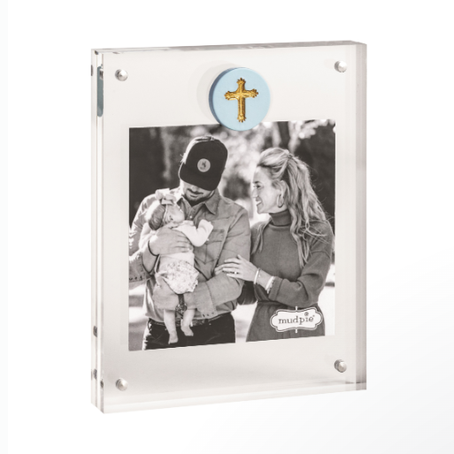Blue Cross Medallion Acrylic Frame