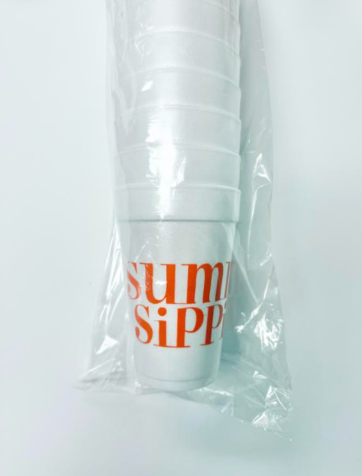 Summer Sipping Party Cups- Orange