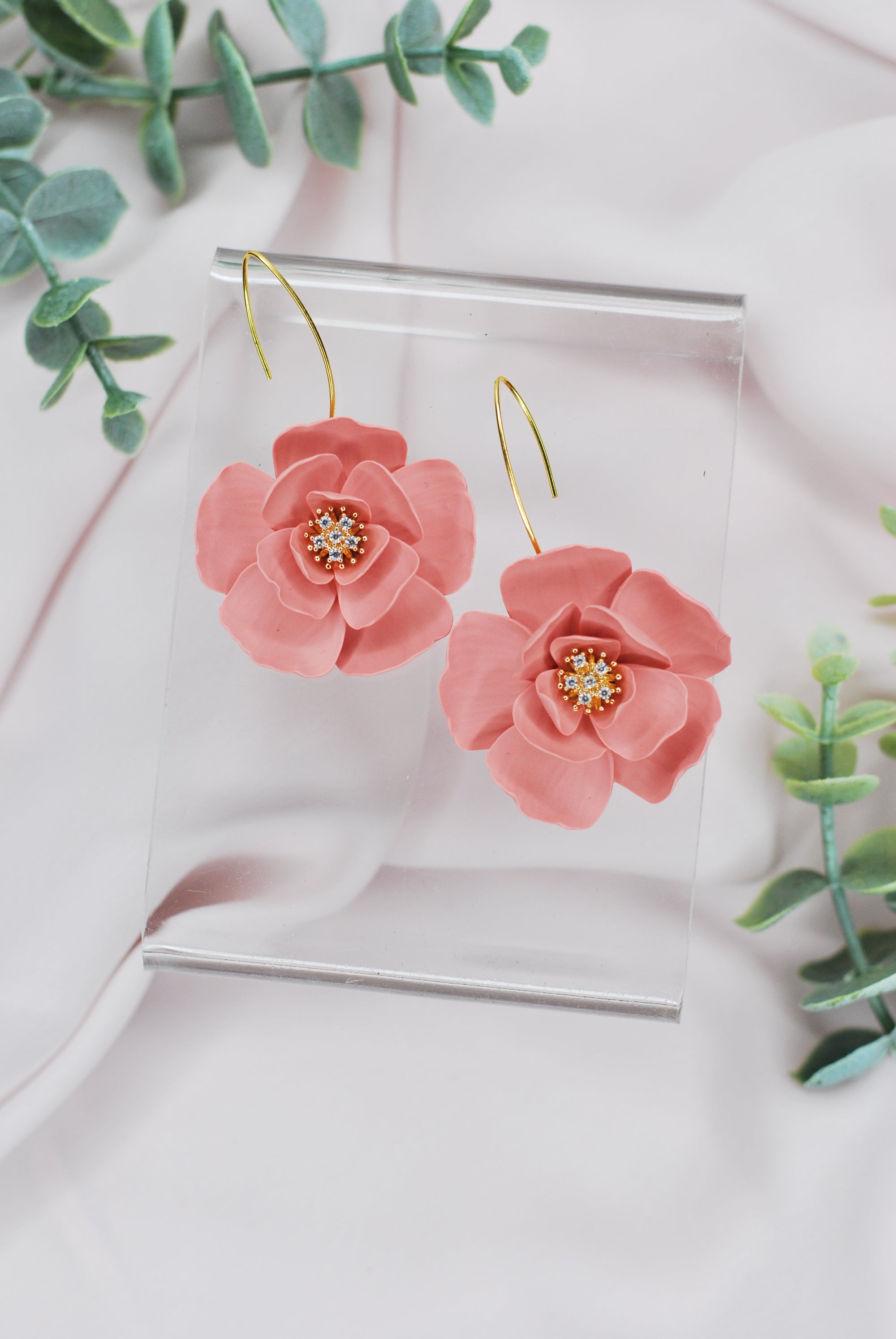 Coral Pink Camilla Earrings