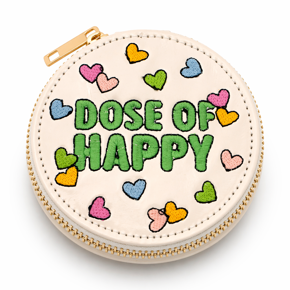 Happy Daily Pill Case