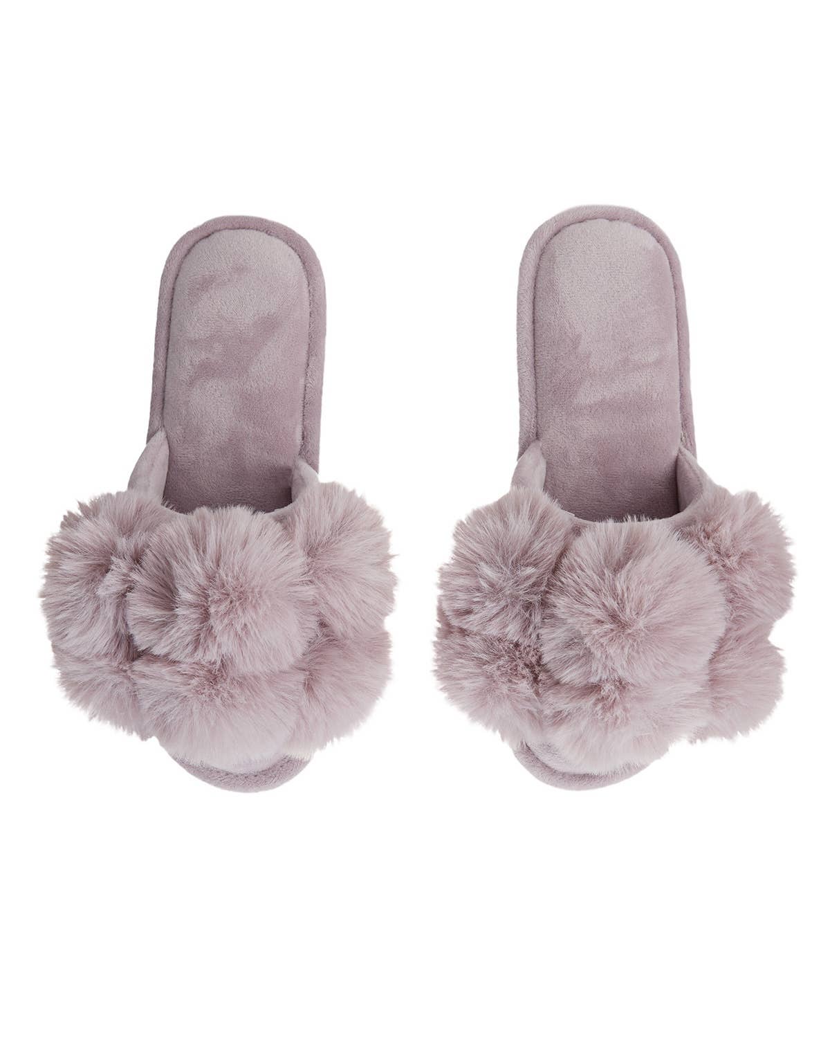 Lavender Pom-Pom Slipper