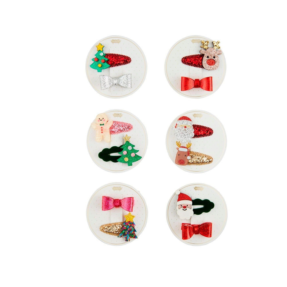 Holiday Hair Clip Set