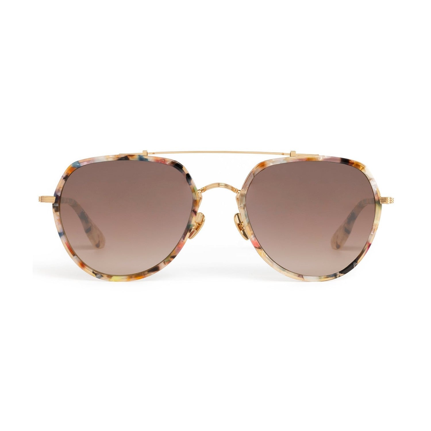 Baker Eyewear- 18K Titanium + Gelato Mirrored