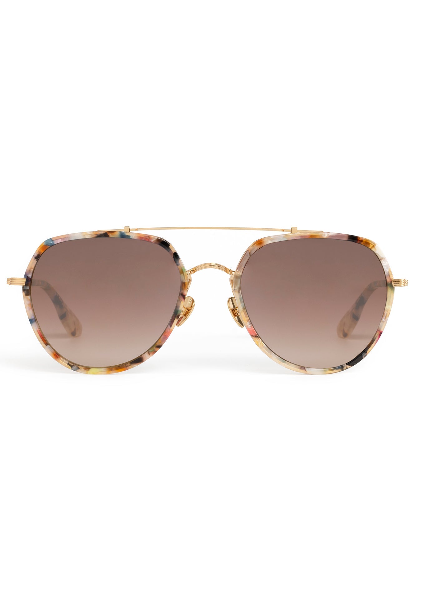 Baker Eyewear- 18K Titanium + Gelato Mirrored