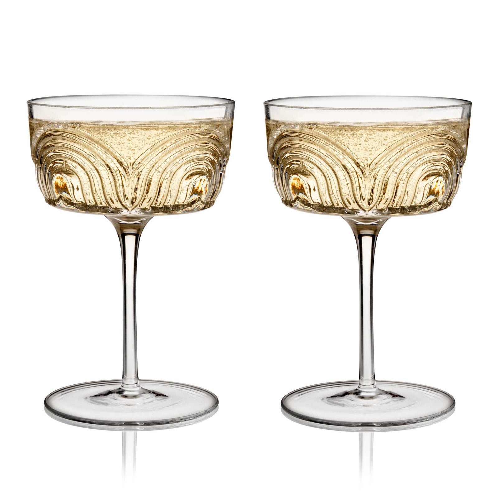 Deco Beau Crystal Coupes