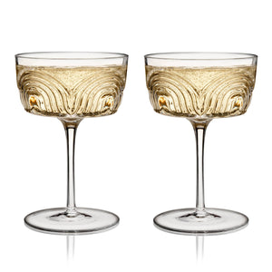 Deco Beau Crystal Coupes